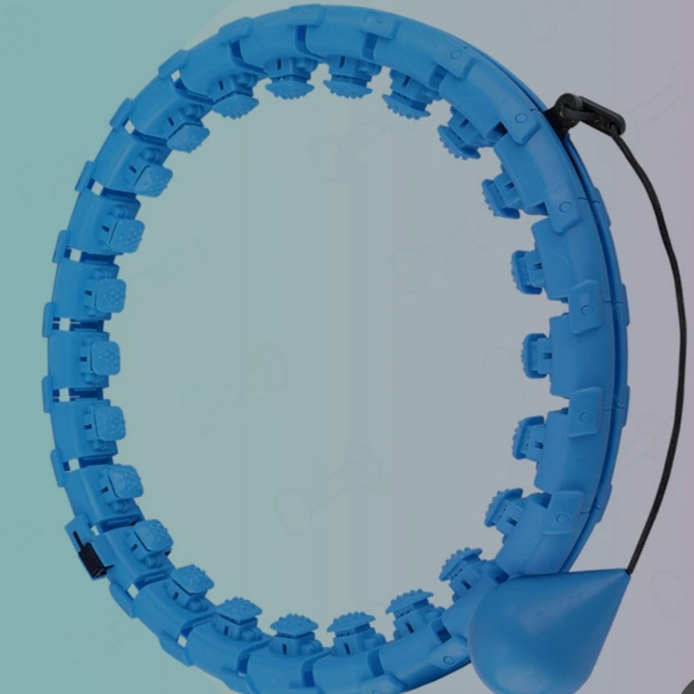Blue Infinity Hoop Plus Size